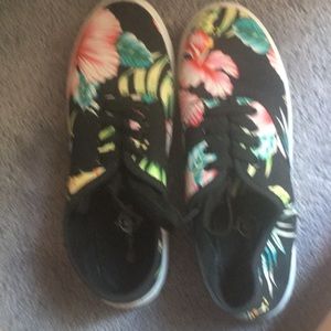 Floral sneakers